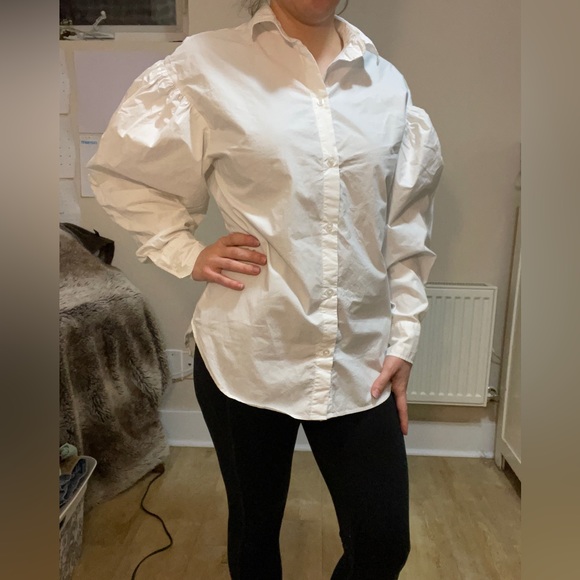 Drop Puff Shoulder Blouse - Picture 2 of 7